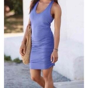 Athleta Blue Midi Dress